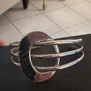 Elegant Sterling Silver Cuff Bracelet